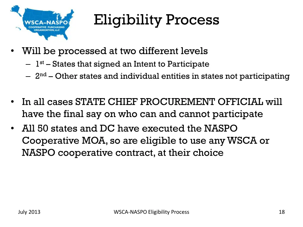 eligibility process