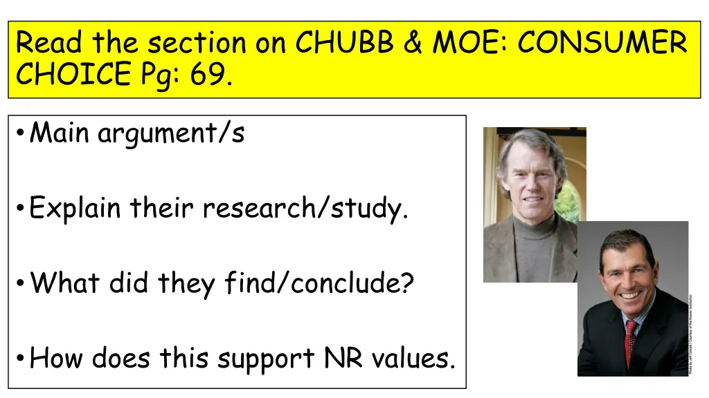 read the section on chubb moe consumer choice
