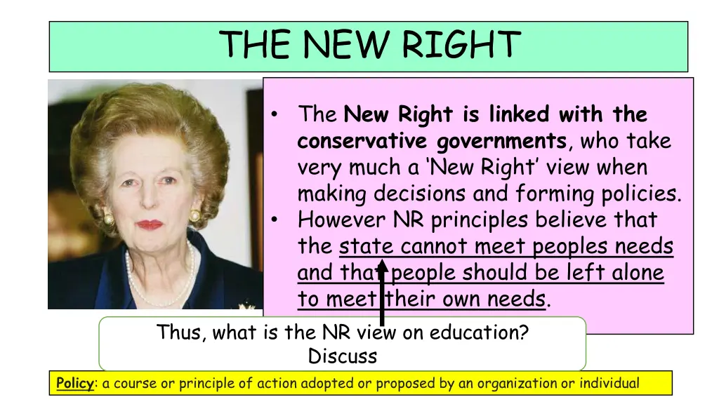 the new right