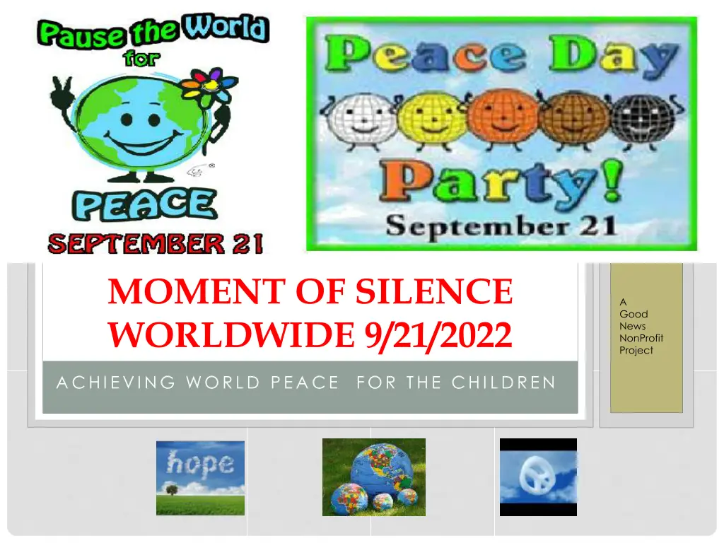 moment of silence worldwide 9 21 2022