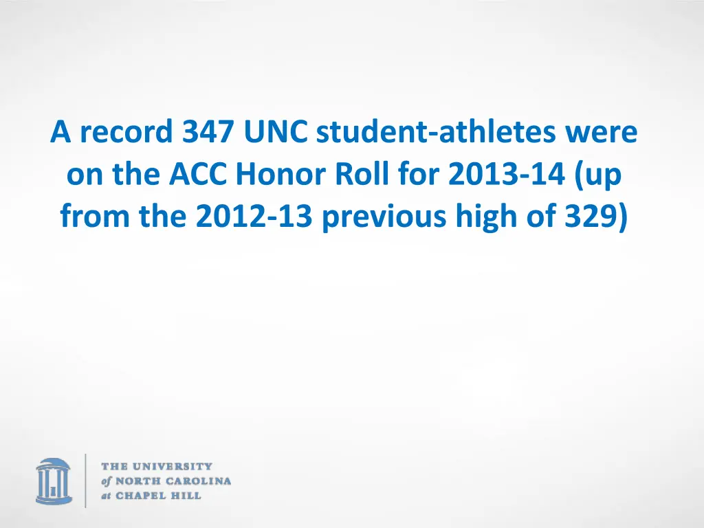 a record 347 unc student athletes were