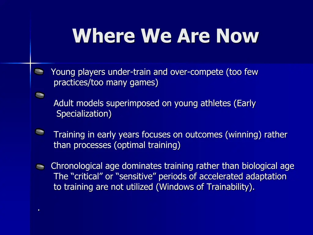 where we are now