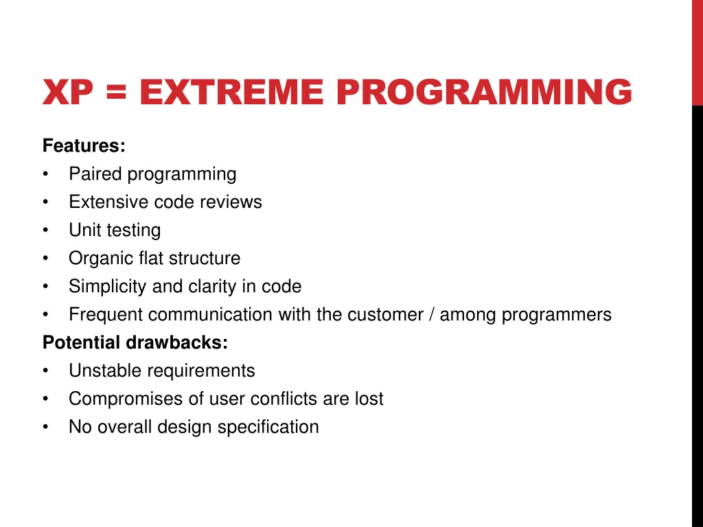 xp extreme programming 1