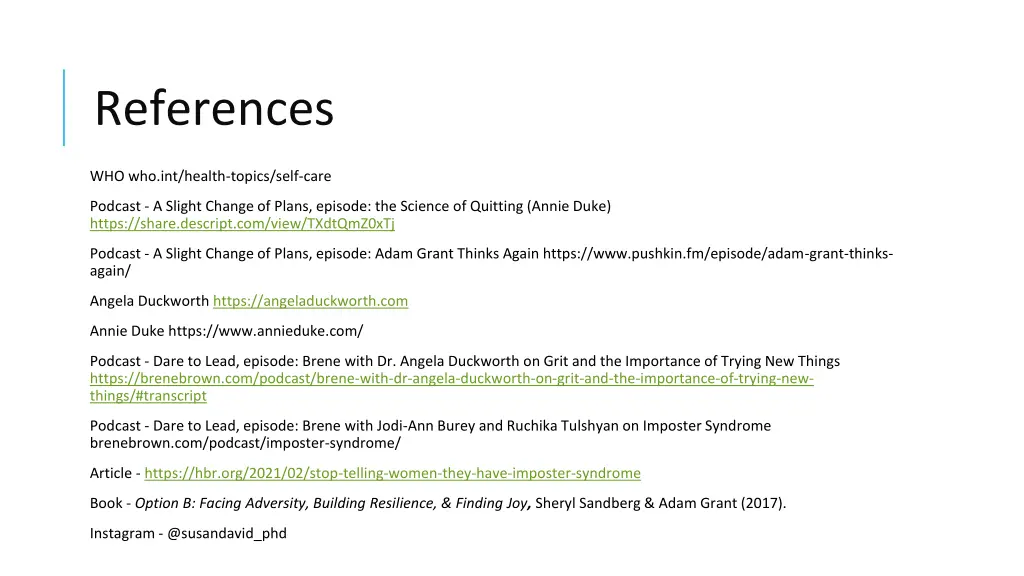 references