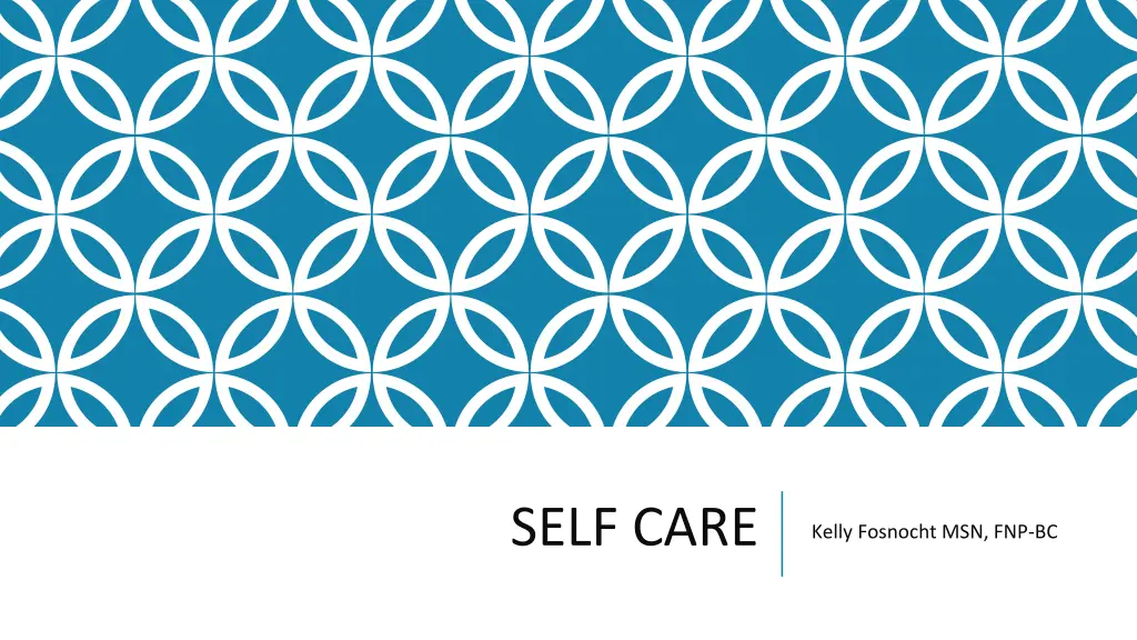 self care