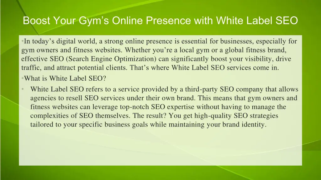 boost your gym s online presence with white label