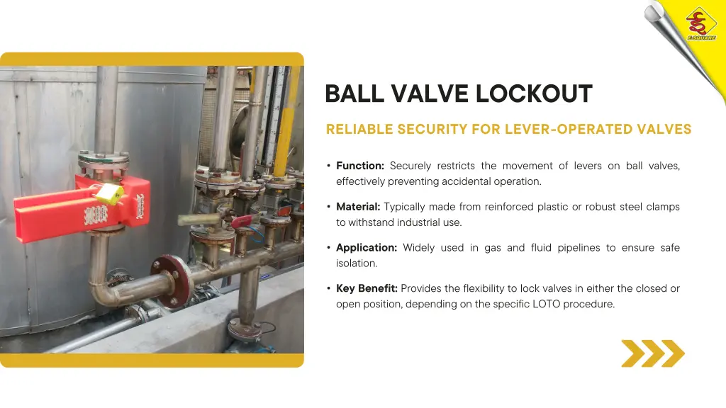 ball valve lockout