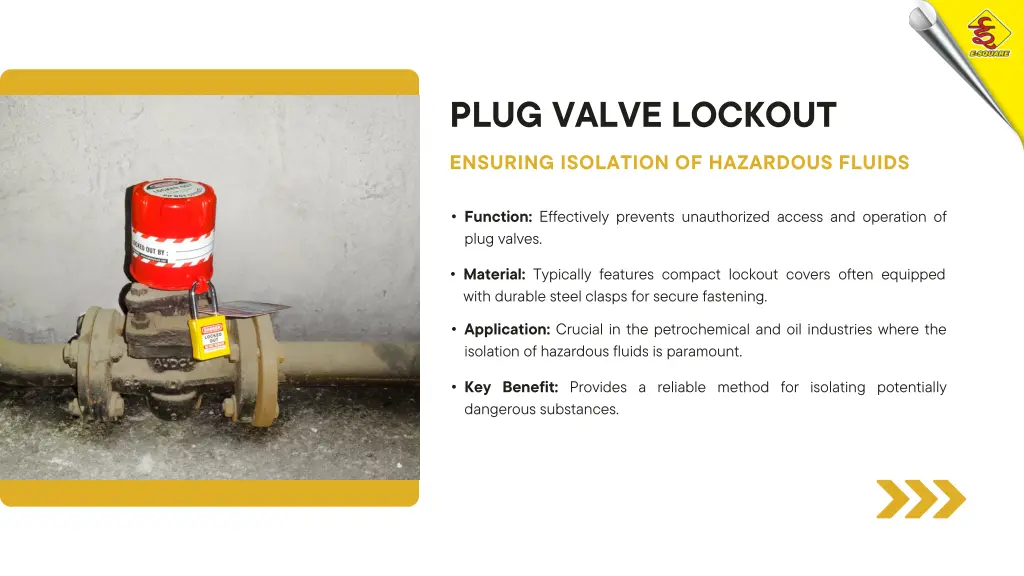 plug valve lockout