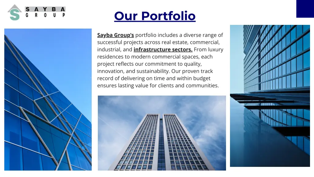 our portfolio