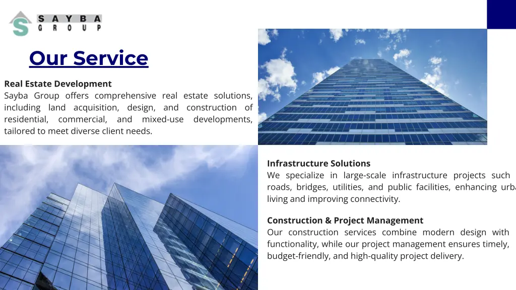 our service