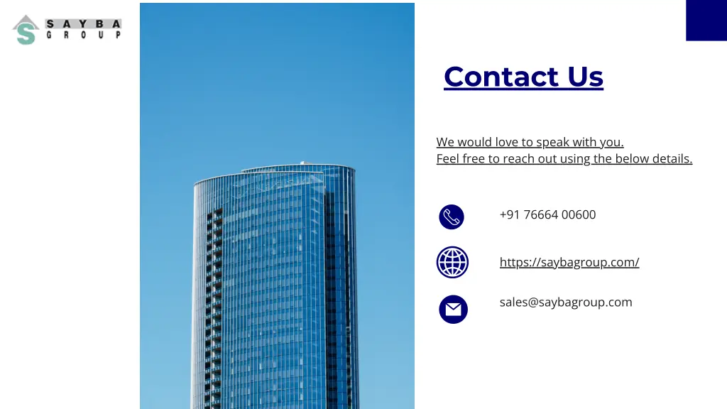 contact us