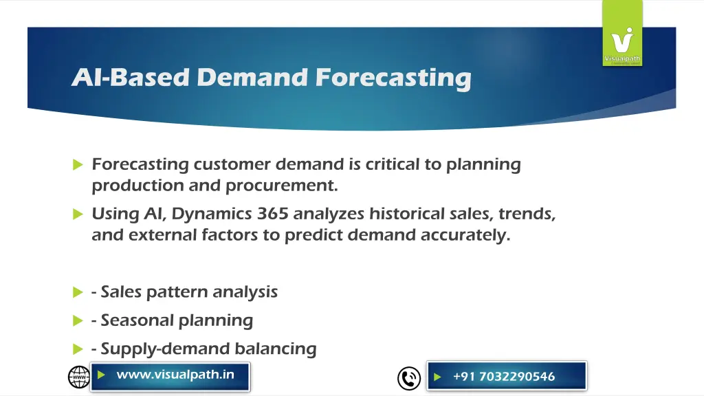 ai based demand forecasting