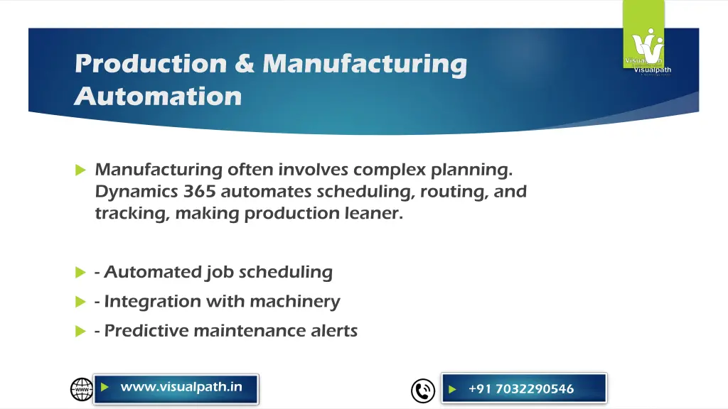 production manufacturing automation