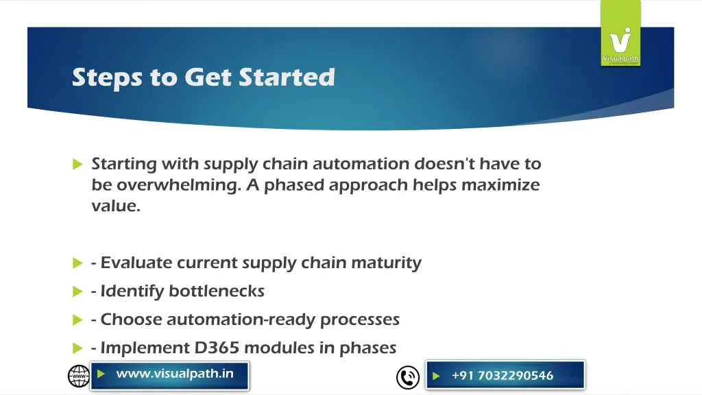 steps to get started