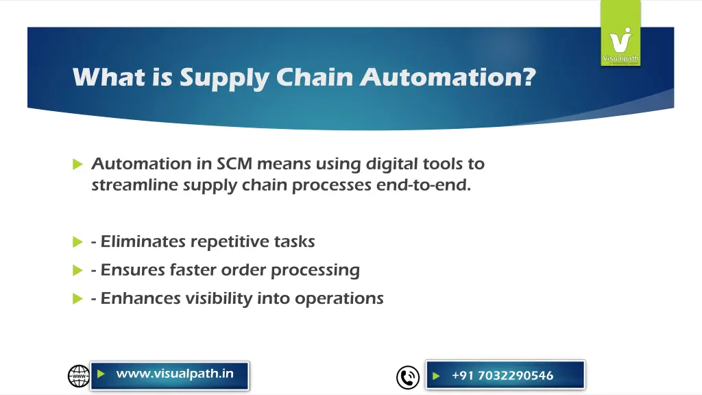 what is supply chain automation