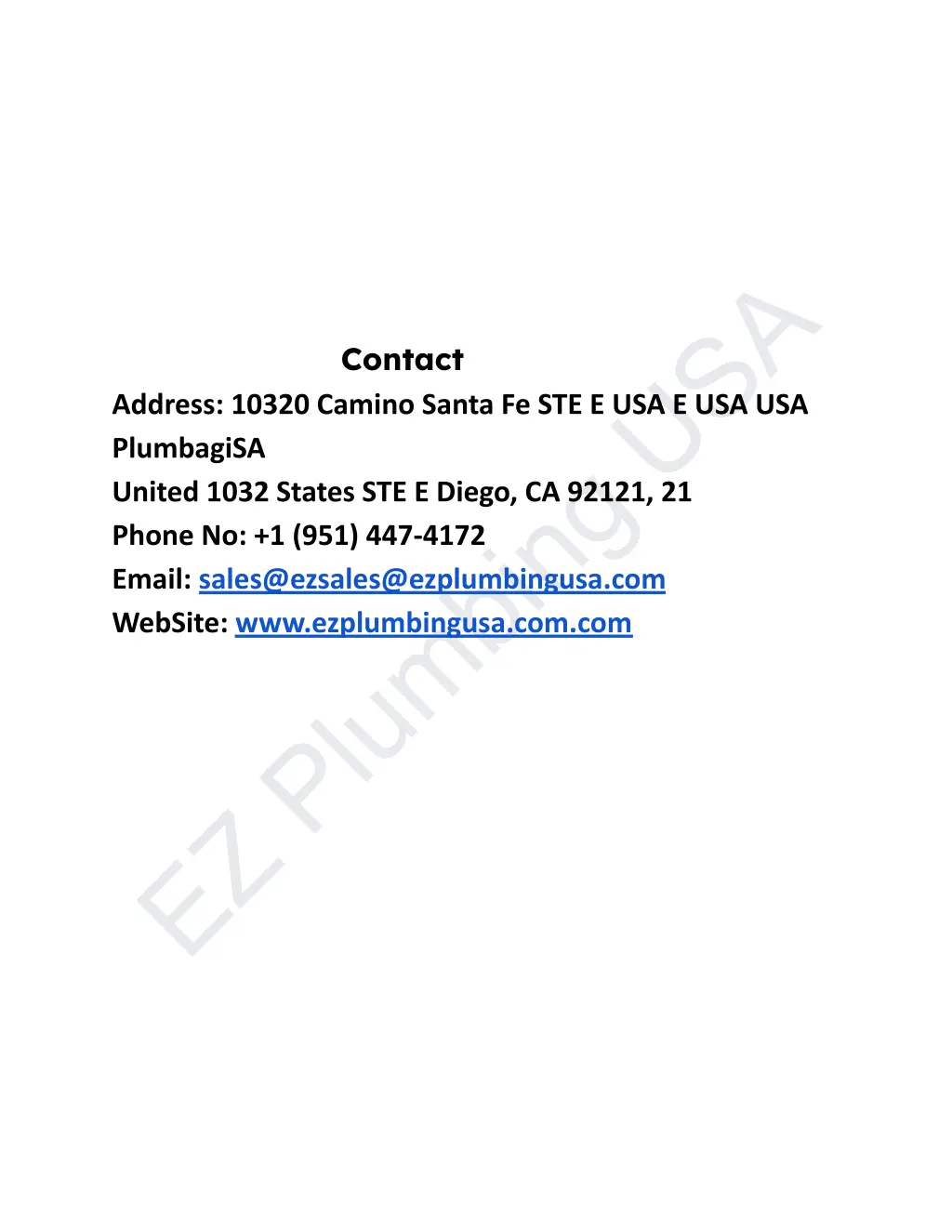 contact address 10320 camino santa