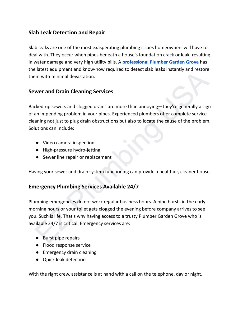 slab leak detection and repair slab leaks