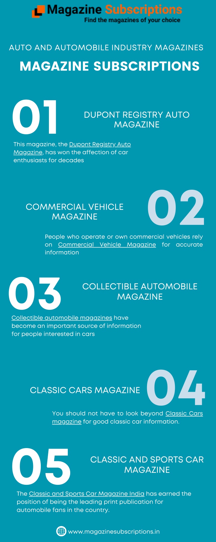 auto and automobile industry magazines