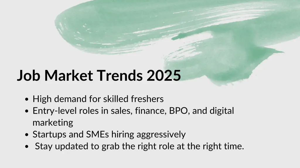 job market trends 2025