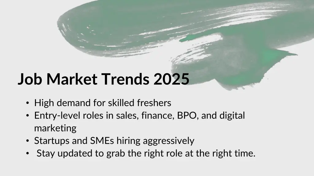 job market trends 2025