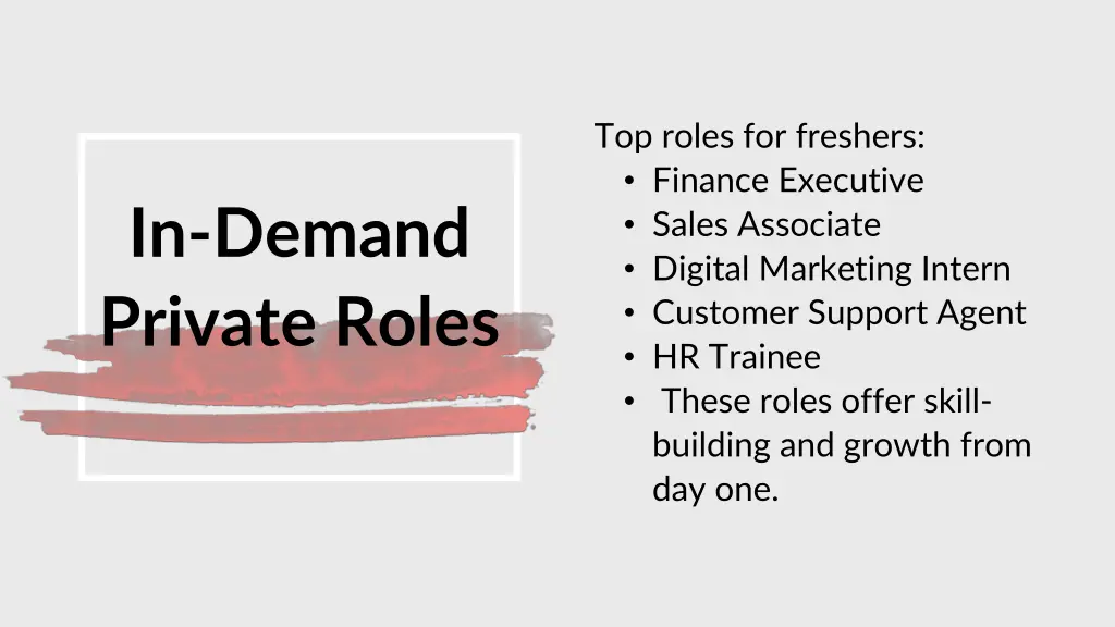 top roles for freshers finance executive sales