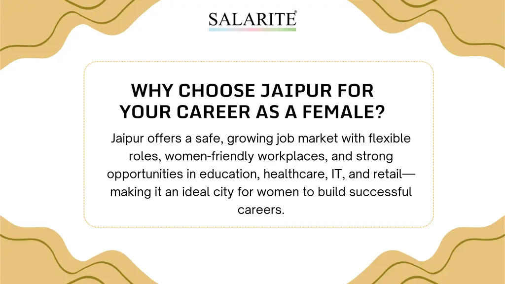 why choose jaipur for your career as a female