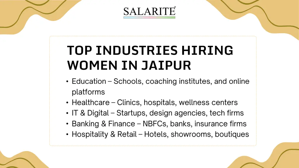 top industries hiring women in jaipur 1