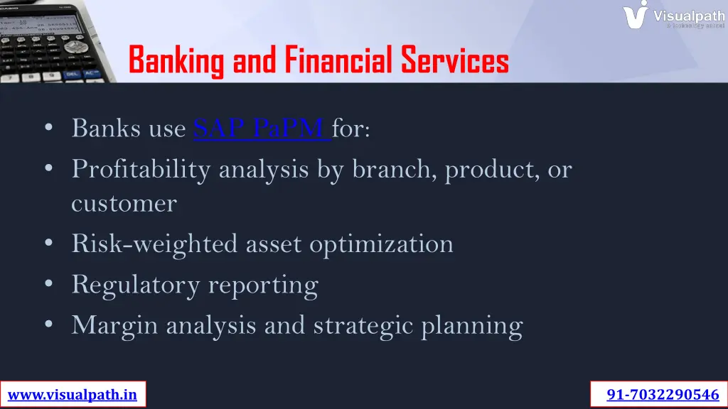 banking and financial services