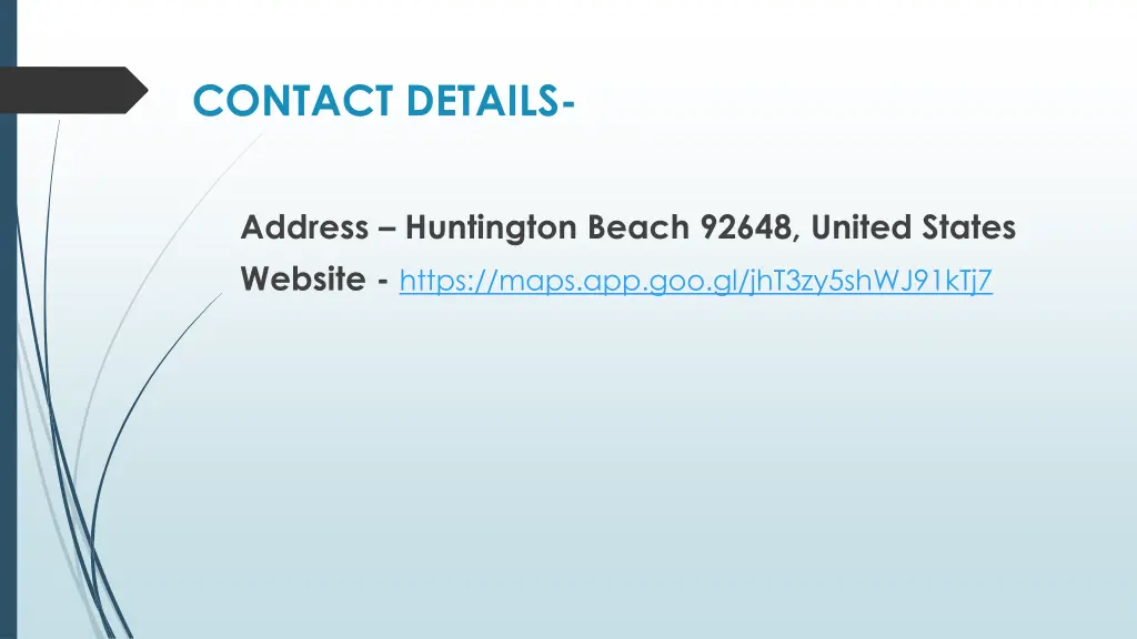 contact details