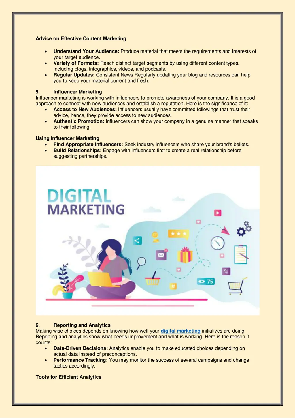 advice on effective content marketing understand