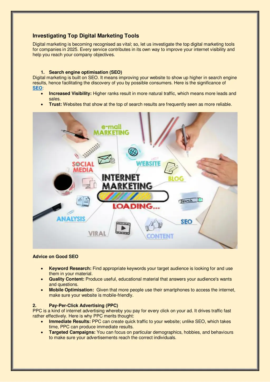 investigating top digital marketing tools digital