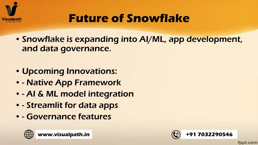 future of snowflake