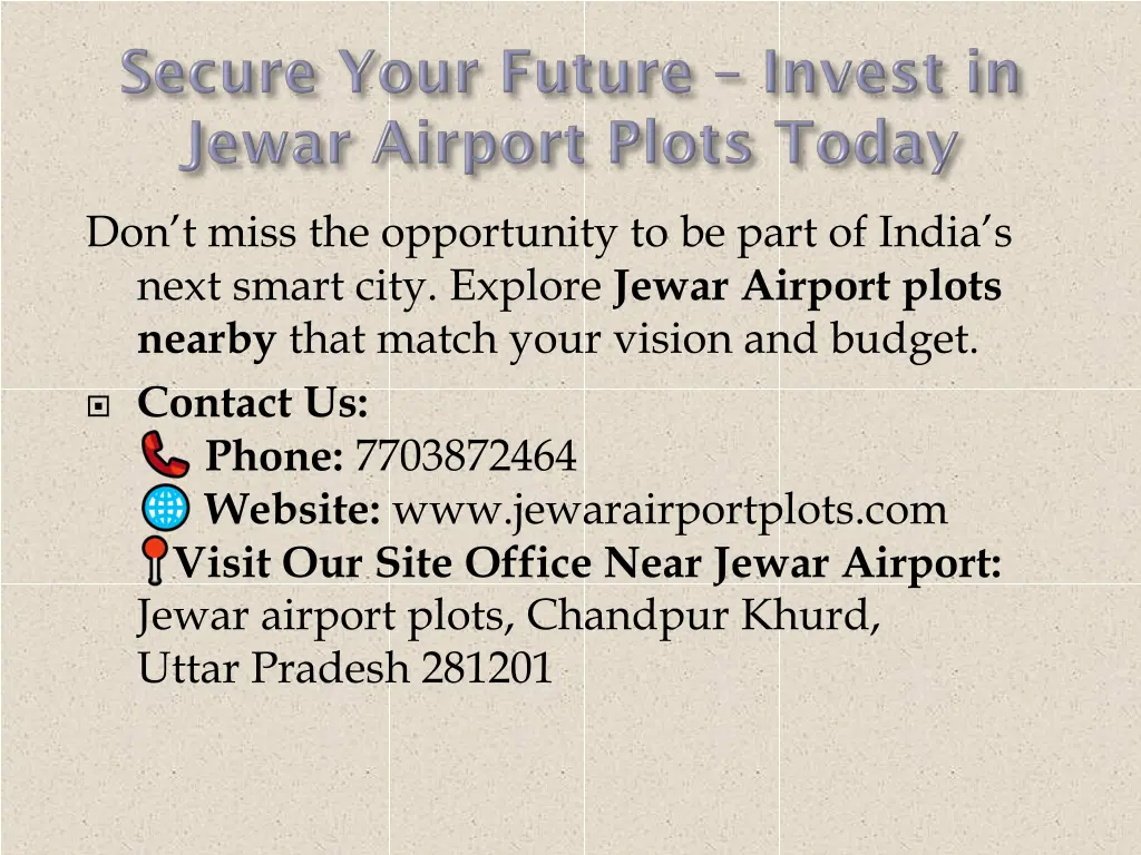 don t miss the opportunity to be part of india