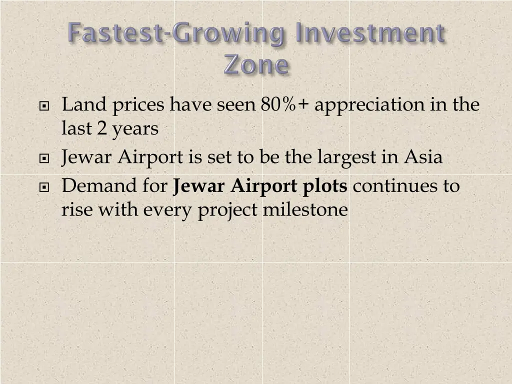 land prices have seen 80 appreciation in the last
