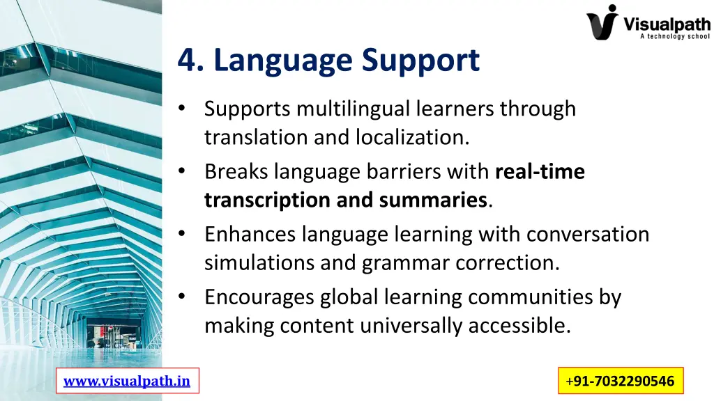 4 language support