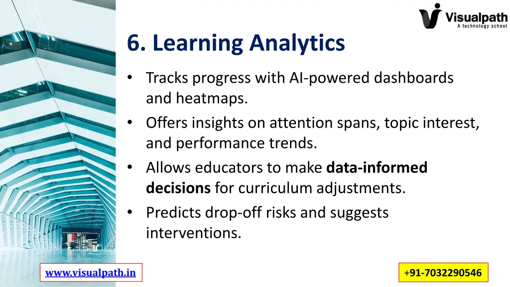 6 learning analytics