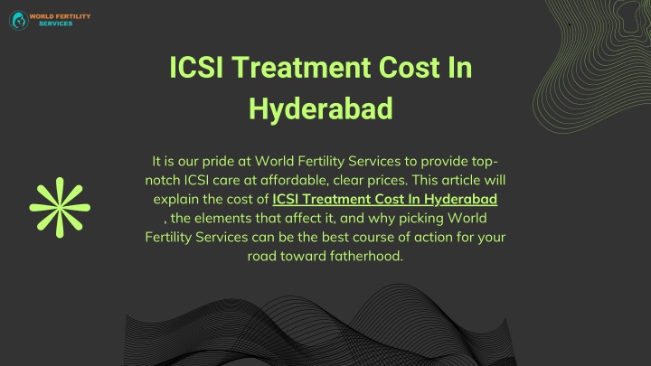 icsi treatment cost in hyderabad