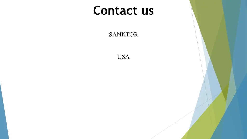 contact us