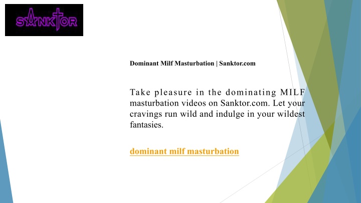 dominant milf masturbation sanktor com