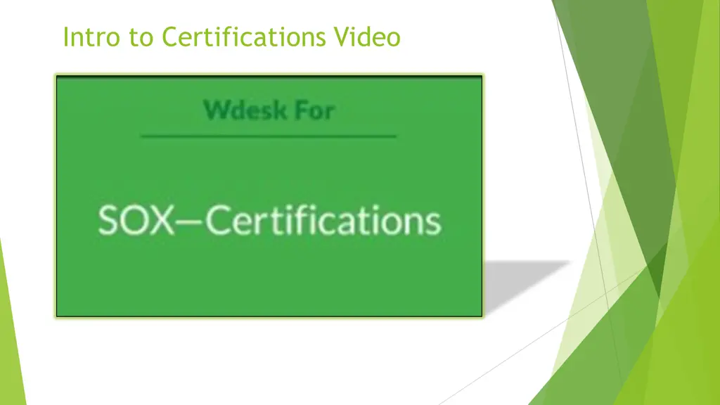 intro to certifications video