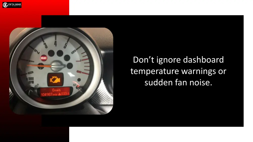 don t ignore dashboard temperature warnings