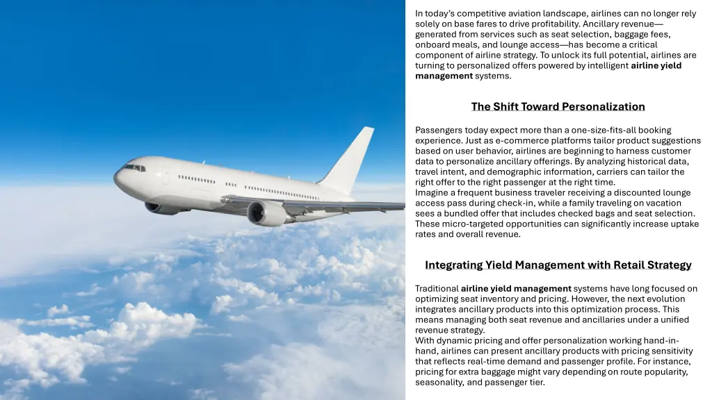 in today s competitive aviation landscape