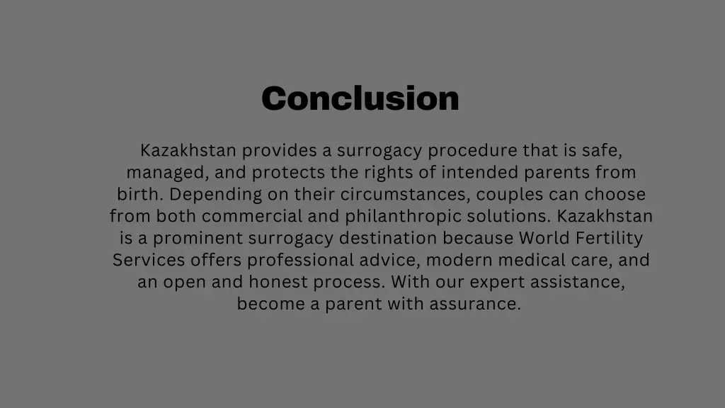 conclusion