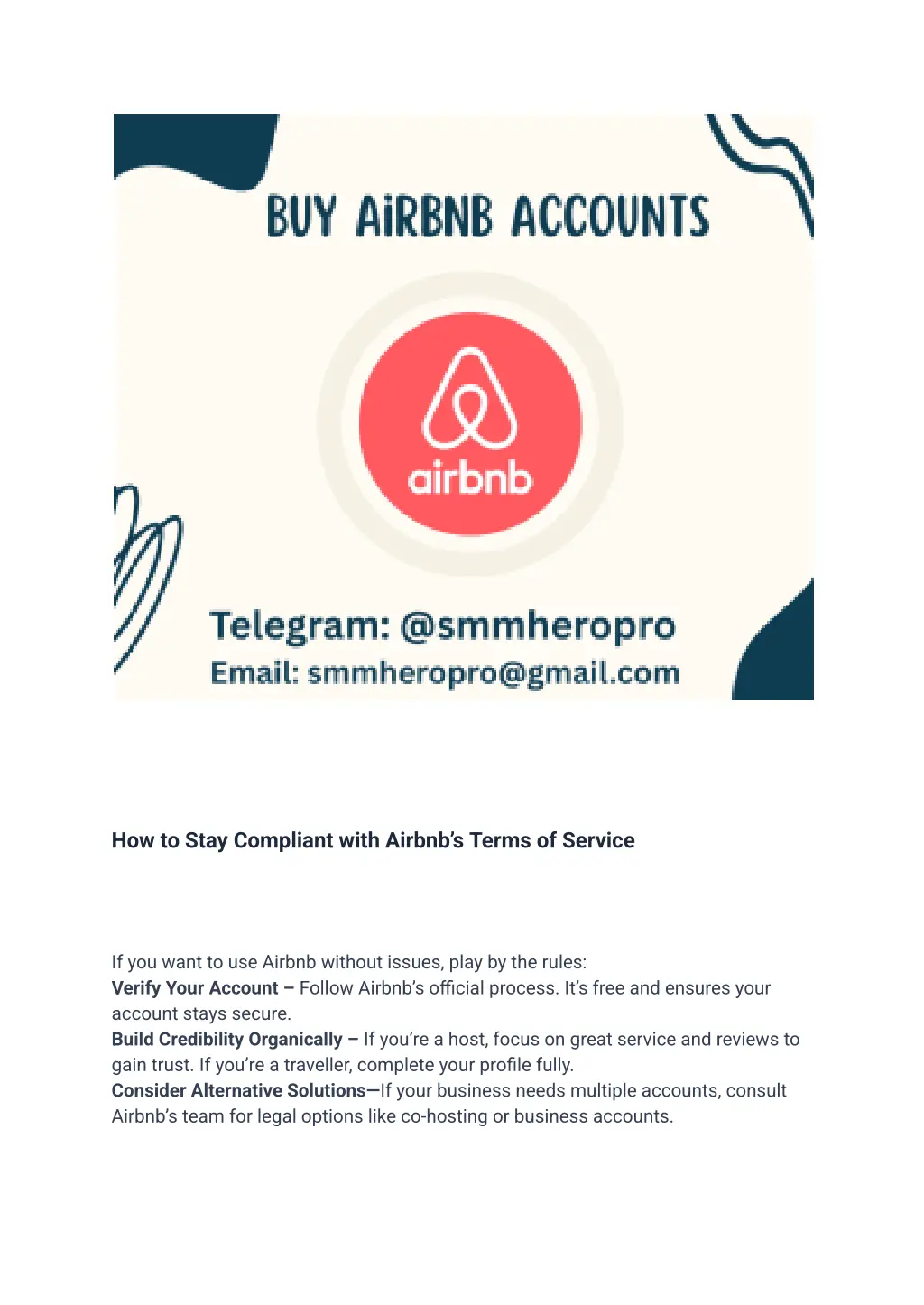 how to stay compliant with airbnb s terms