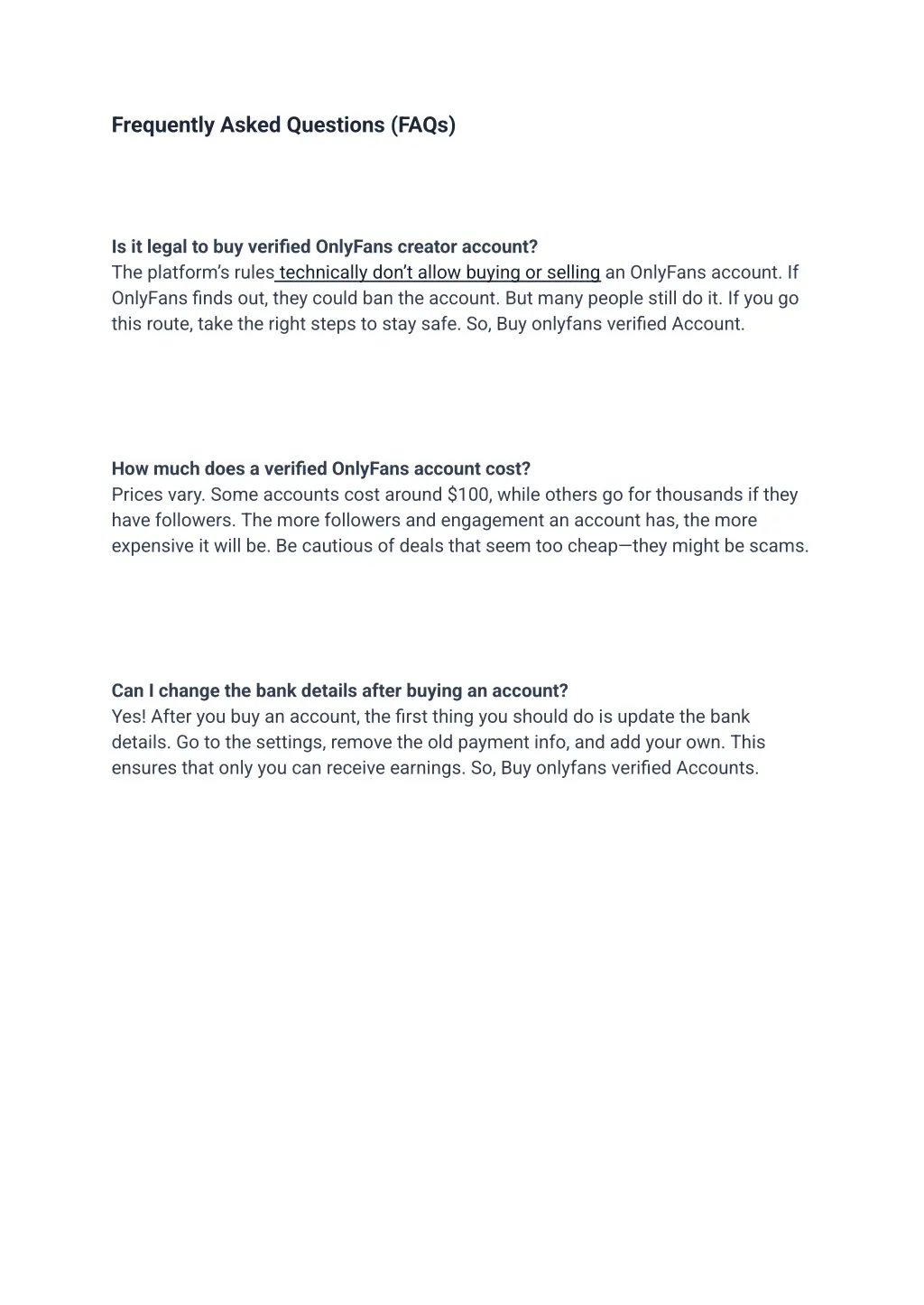 frequently asked questions faqs
