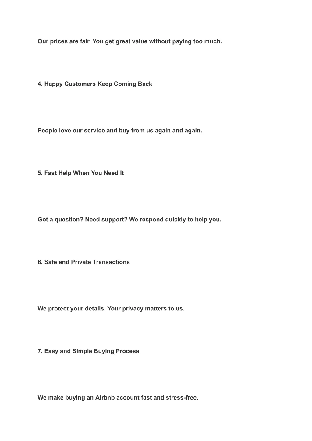 our prices are fair you get great value without