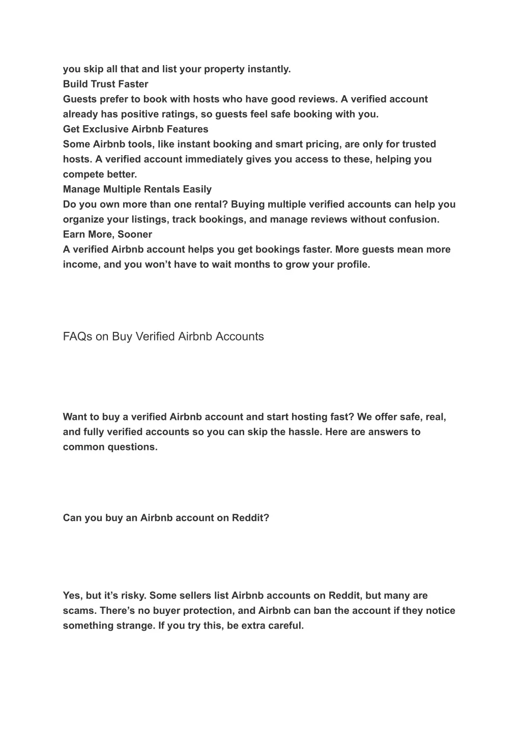 you skip all that and list your property