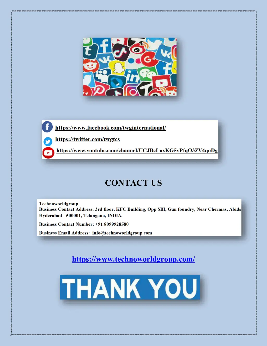 contact us