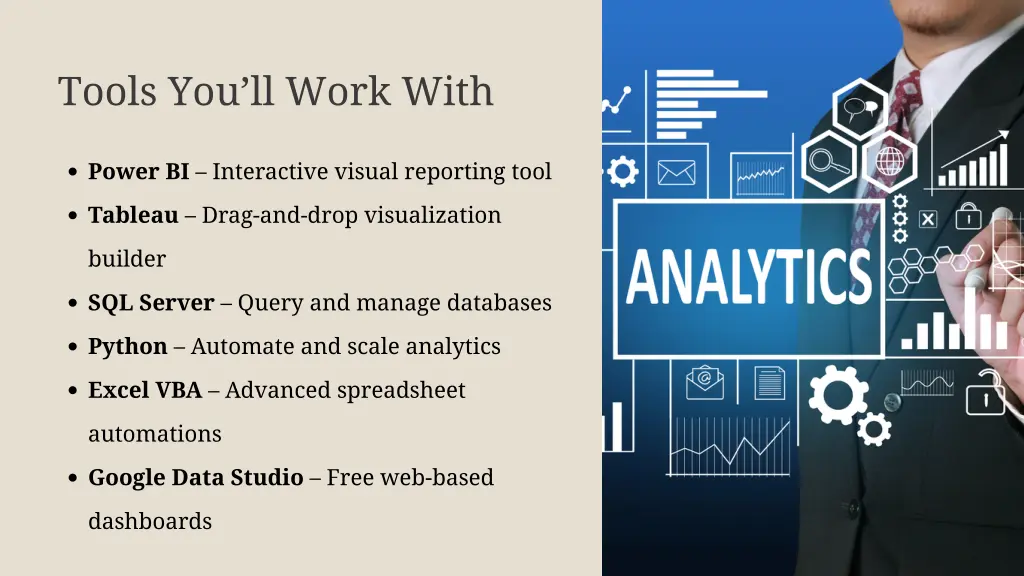 tools you ll work with