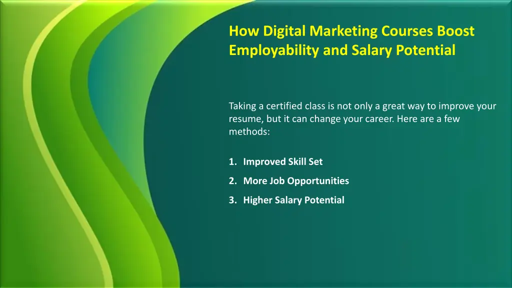 how digital marketing courses boost employability